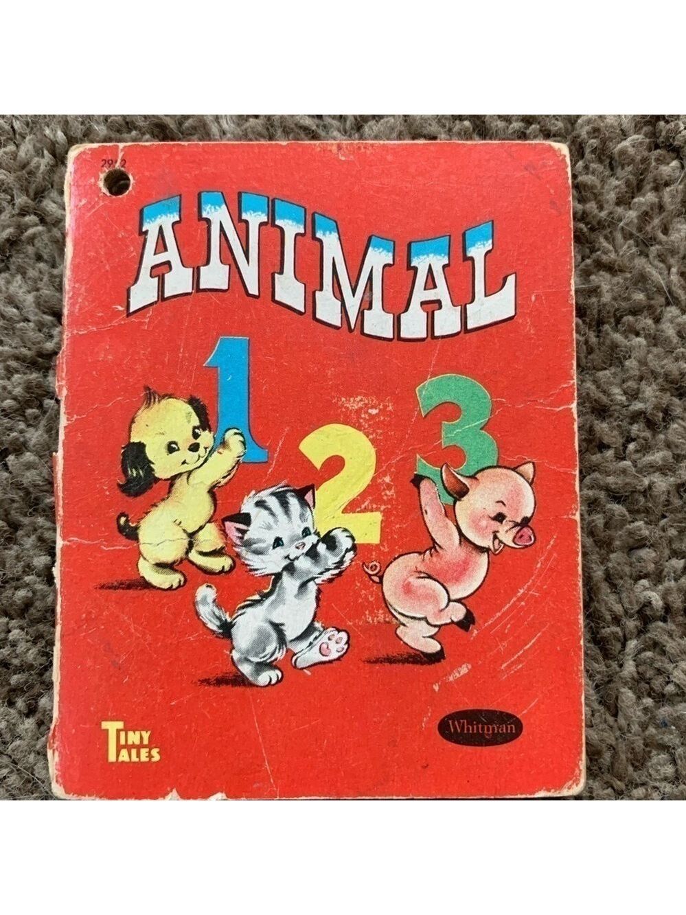 Vintage Tiny Tales 1949 123 Animal Small Book
